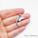 Wisiorek srebrny - Delfinek szary