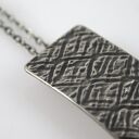 Łuska - metalowy wisiorek (2311 -11) ooak