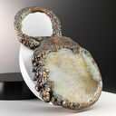 Wisior malowany miedzią