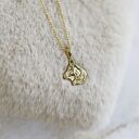 Koń mini wisiorek ze złoconego srebra