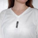 Łuska - metalowy wisiorek (2311 -11) ooak