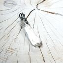 Kryształ górski S219 - ręcznie robiony wisiorek wire wrapping