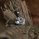 Mini wisiorek szop pracz ze srebra 925