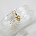 Sowa puchacz wisiorek na łańcuszku ze złoconego srebra