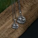 Wisior z lisem ze srebra próby 925