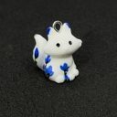 Wisiorek z mini zwierzątkami, wisiorek lis, zawieszka lis