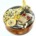 Wisior dwustronny - owl IV - 3d