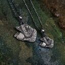 Mini wisiorek szop pracz ze srebra 925