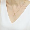 Koń mini wisiorek ze złoconego srebra