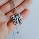 Wisiorek Orzeł z Akwamarynem Srebrny (bez łańcuszka)