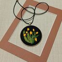 Ręcznie haftowany wisior DLA LUIZY