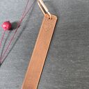 Minimalistyczny wisiorek miedziany z sercem 1 cm
