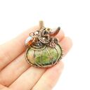 Wisiorek z unakitem - dynia