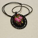 Ręcznie haftowany wisior DLA IWONY