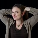 Zegar - mosiężny wisiorek (2301 -07) ooak