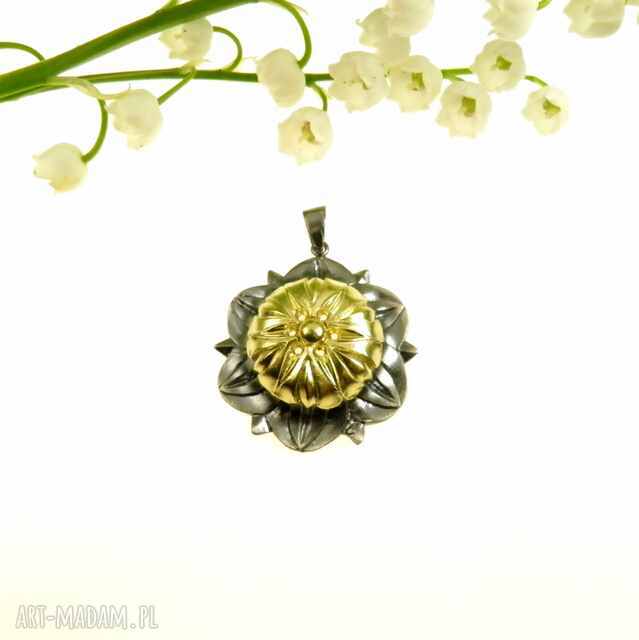 Wisiorek srebrny - Bławatek