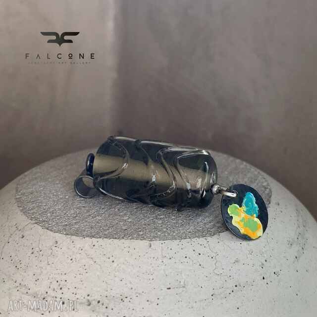 Zawieszka Polne Kwiaty - Miód i Turkus