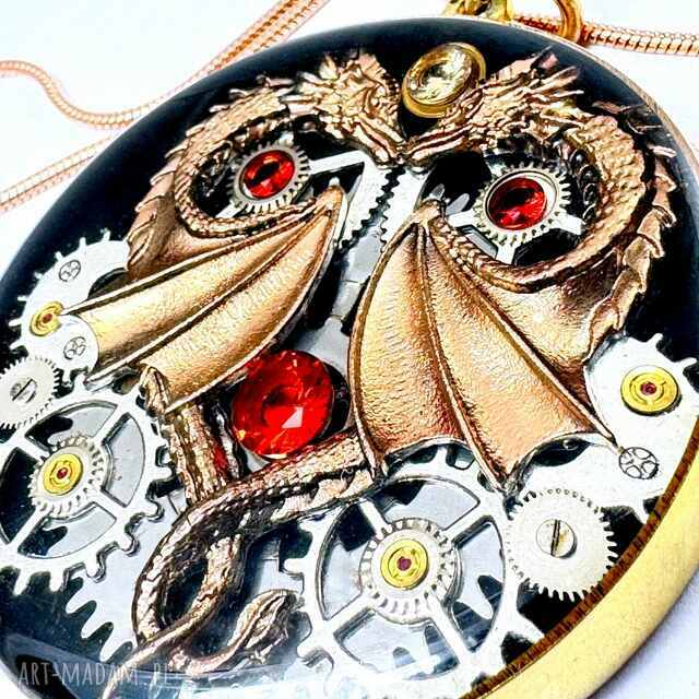 Wisior - dragon love - smocza miłość