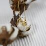 wisiorki delikatny feniks mini amulet ze złoconego srebra złocony wisiorek