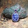 Delfina Dolls wisiorki rusałka wodna słowiańska porcelana kamea lapis lazuli prezent dla niej kamienie i minerały