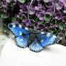 naszyjnik motyl niebieski wisiorek motylek
