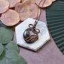 Spirit OfCopper na prezent miedziany z kwarcem z rutylem wisiorek wire wrapping biżuteria boho