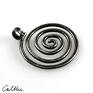 caltha Spirala - srebrny wisiorek 211002 - Handmade
