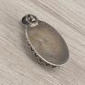 Chile Art srebrny wisior kamien księżycowy srebro śliczny, delikatny wisiorek wykonany własnoręcznie ze próby