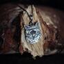 srebrny kot wisiorki wisiorek ze srebra wisior ziewający kotek ze próby 925