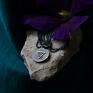wyjątkowe wisiorki srebrny medalik żywioł wody dwustronny talizman
