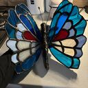 Witraż Tiffany „Motyl” - dekoracja na grób