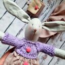 Przytulanka królik z akcesoriami