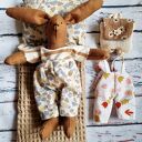 Mała przytulanka z plecakiem