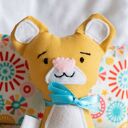 Minisie w śpiworku - Misiu miodowy (mini miś 9 cm)