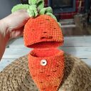 Szydełkowy króliczek w domku-marchewce