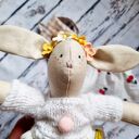 Przytulanka królik z akcesoriami