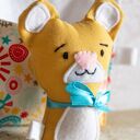Minisie w śpiworku - Misiu miodowy (mini miś 9 cm)