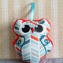 Mini sówka Oluś 10 cm - haftowana maskotka do zawieszenia