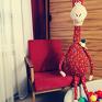 pokój dziecka zabawka, maskotka żyrafa została stworzona z bardzo miękkiej