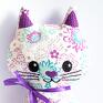 zabawki: Psotek - Julka - 19 cm - kiciuś kotek haftowana