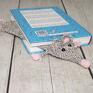 Zaczytany szczurek - zakładka do książki - prezent