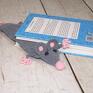 prezent szczur zaczytany szczurek - zakładka