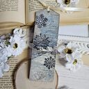 Zakładka świąteczna vintage z decoupage - Boże Narodzenie