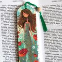Zakładka do książki Kicia w Paryżu - szmaragdowa