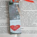 Drewniana zakładka do książki - Do zakochania jeden krok