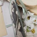 Zakładka decoupage w stylu vintage z pieskiem - ręcznie robiona Justyna Art