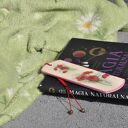 Zakładka do książki - zdobiona metodą decoupage