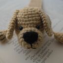 Labrador - ręcznie szydełkowana zakładka do książki dla książkoholika