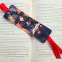 Welurowa zakładka do książki z motywem czarownicy