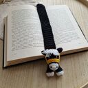 Zakładka do książki handmade - czarny koń